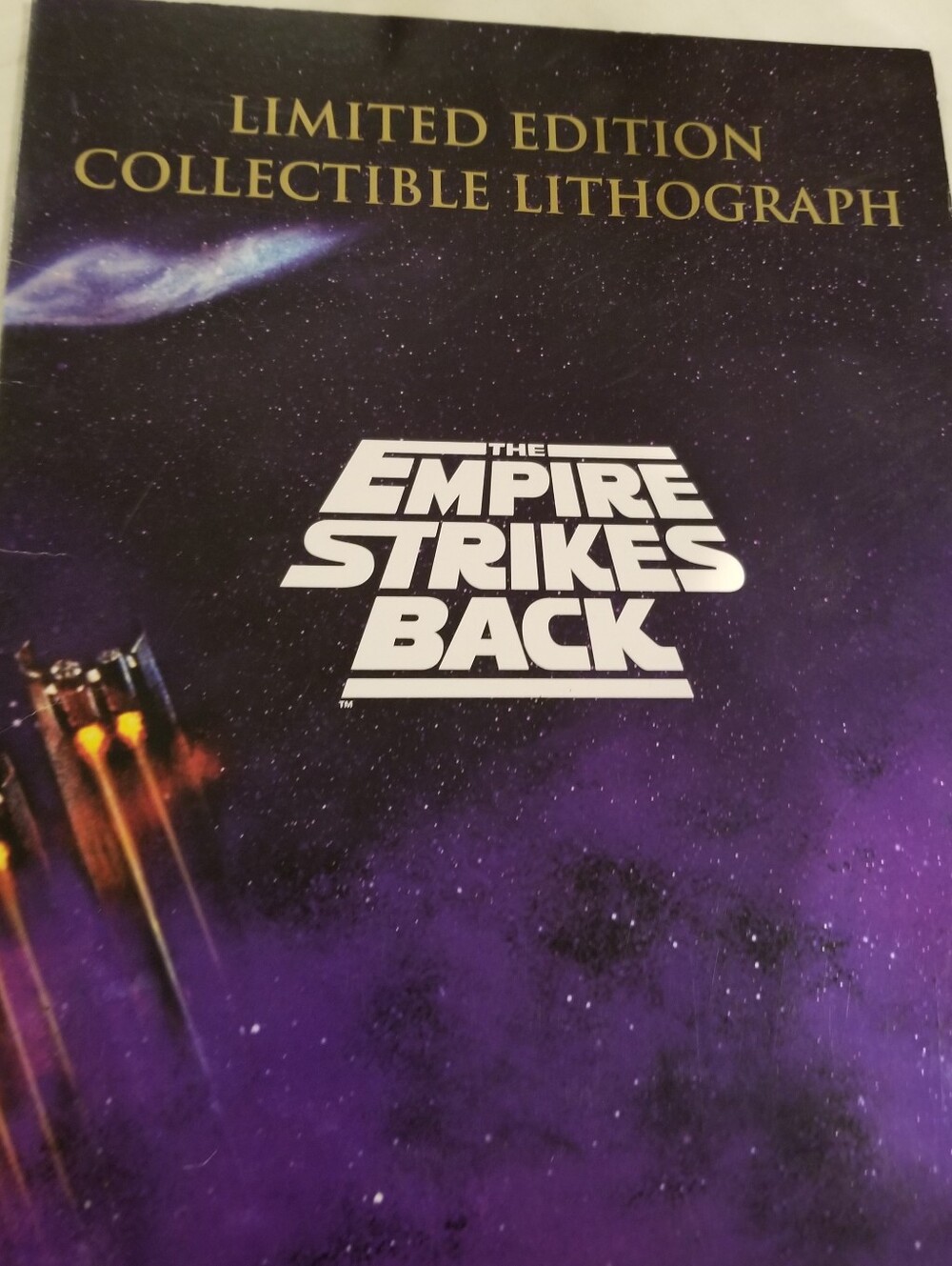 The Empire Strikes Back Lithograph